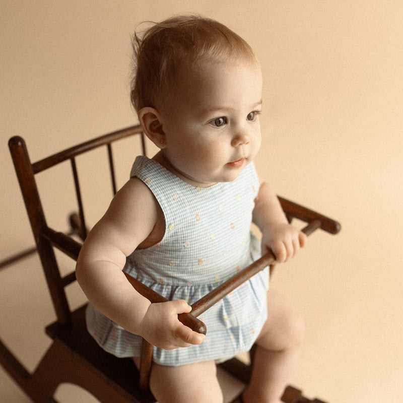 אוברול בייבי משובץ - Hadas Mini Love