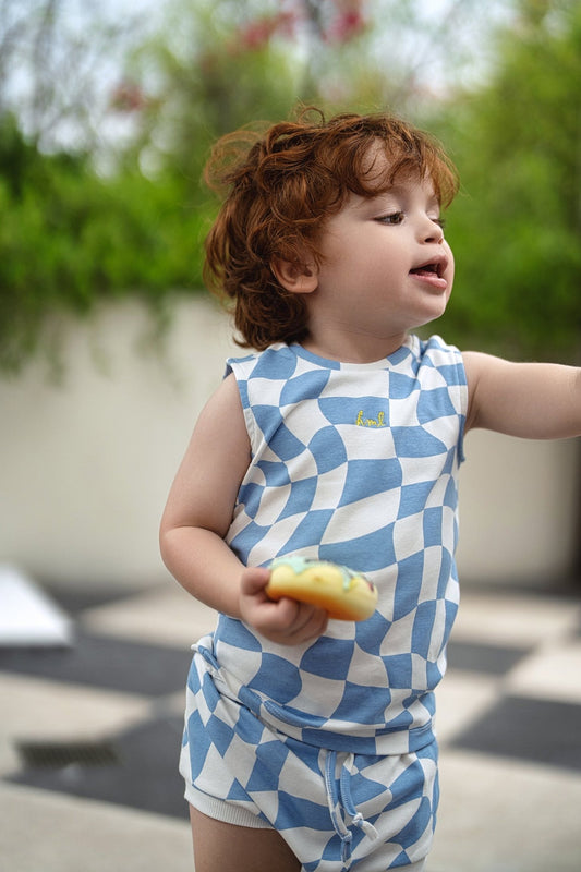 גופיית בייבי גאומטרי - Hadas Mini Love