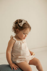 סט בייבי בנות משובץ - Hadas Mini Love