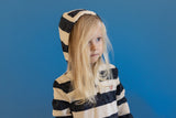 שמלת קפוצ'ון פסים - Hadas Mini Love