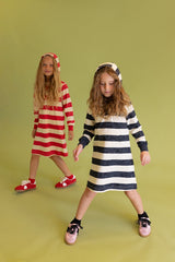 שמלת קפוצ'ון פסים - Hadas Mini Love