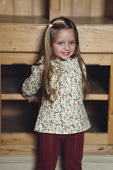 חולצת בייבי פלנל פרחוני - Hadas Mini Love