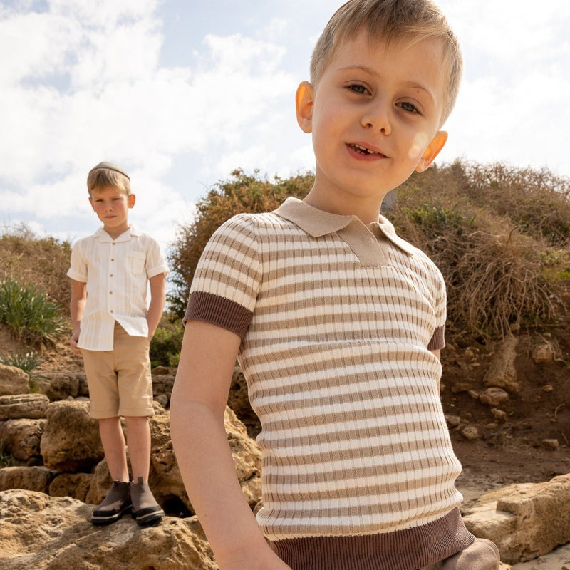 חולצה סרוגה עם צווארון - Hadas Mini Love