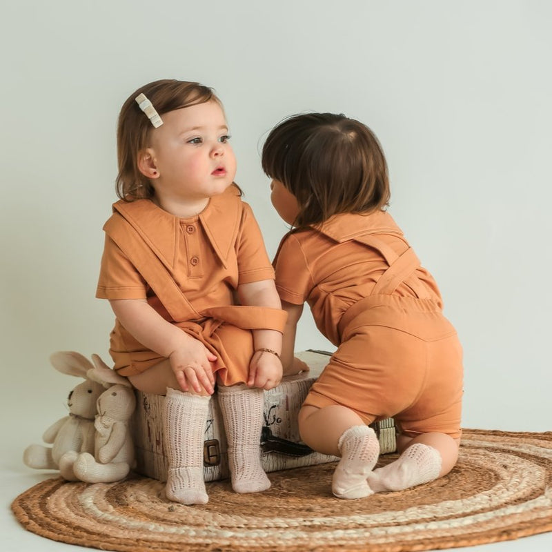 חולצת בייבי עם צווארון - Hadas Mini Love